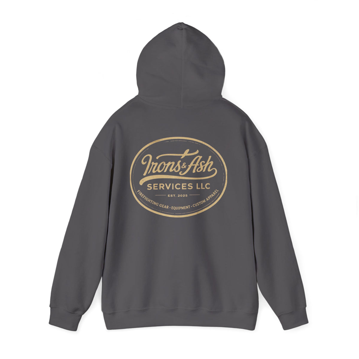 Vintage Irons and Ash Hooded Sweatshirt