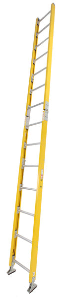 Duo-Safety 35-FGB Fiberglass Jackknife A & Single Ladder