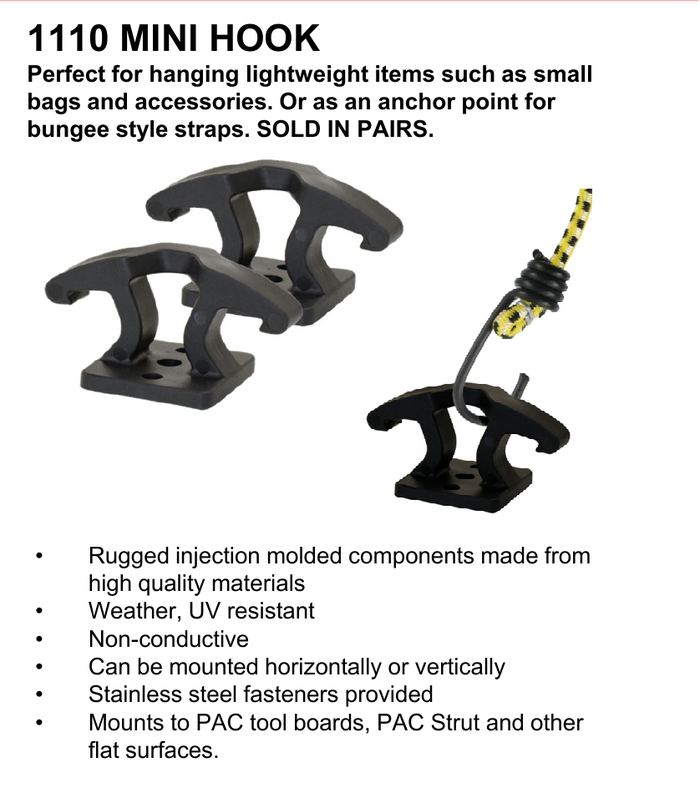 PAC Mini Hook (Pair)