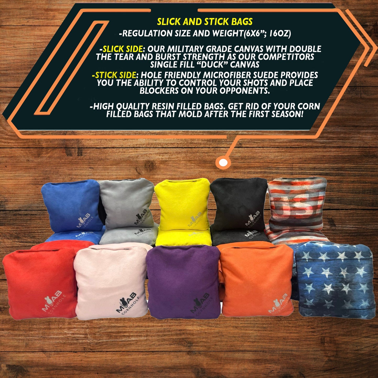 Firefighter Red Line Axe Cornhole Boards