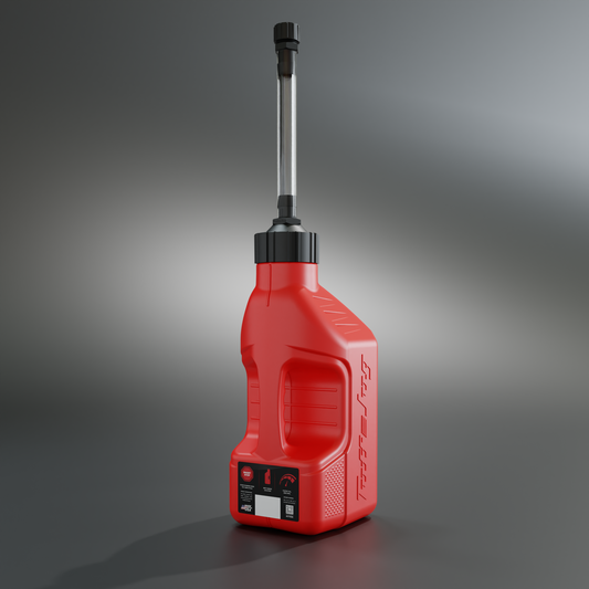 Tuff Jug 1.25 Gallon Red with Auto Stop Spout
