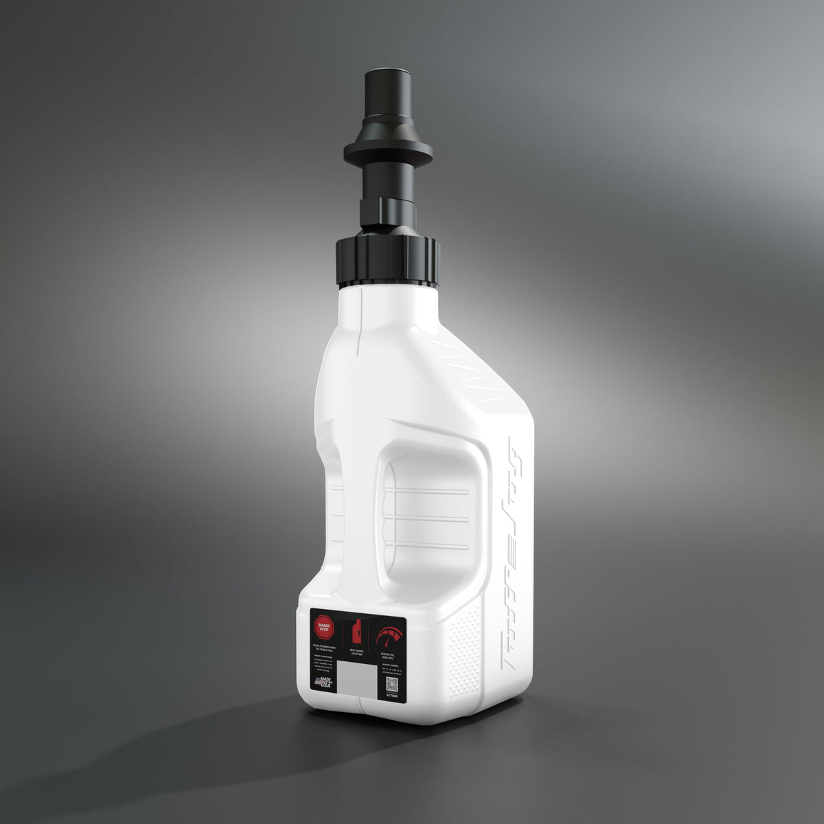 Tuff Jug 1.25 Gallon White with Black Ripper Cap
