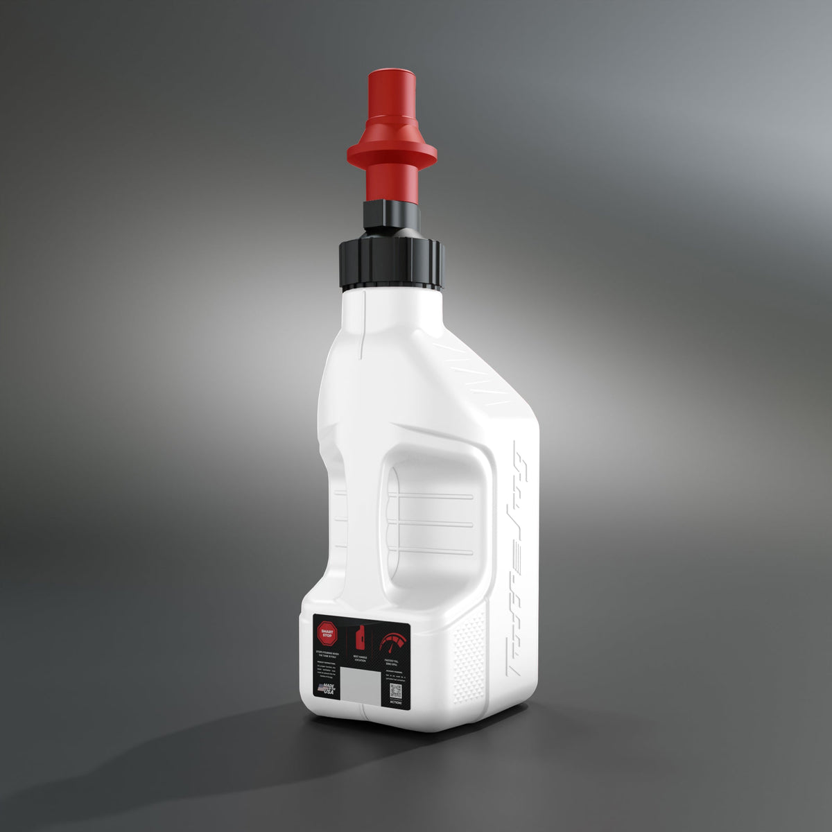 Tuff Jug 1.25 Gallon White with Red Ripper Cap