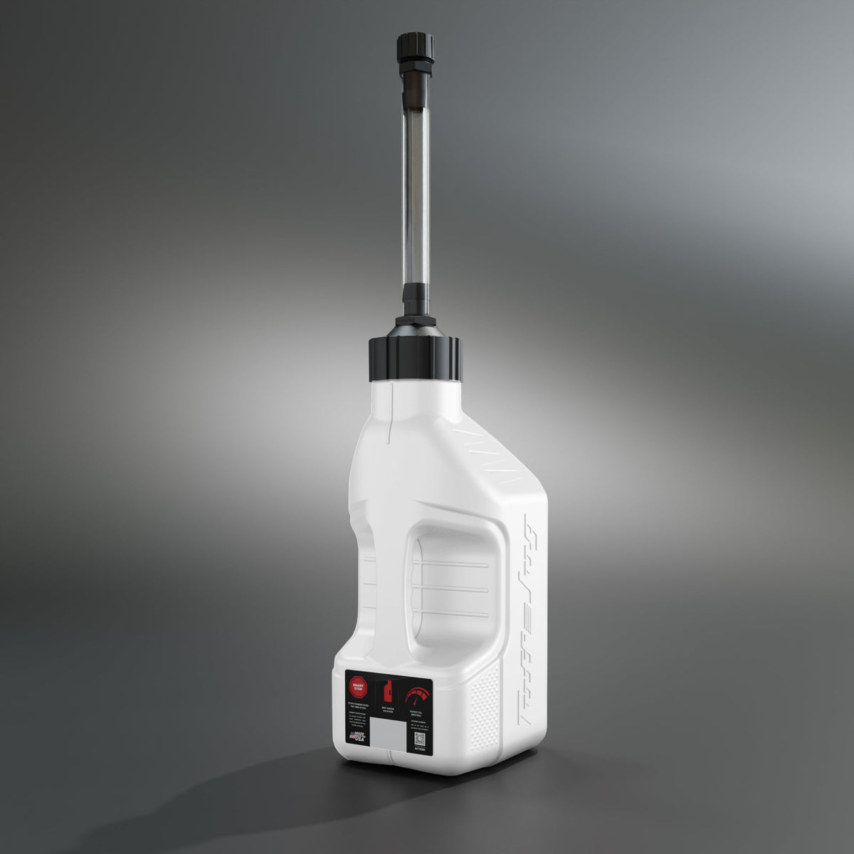 Tuff Jug 1.25 Gallon White with Auto Stop Spout