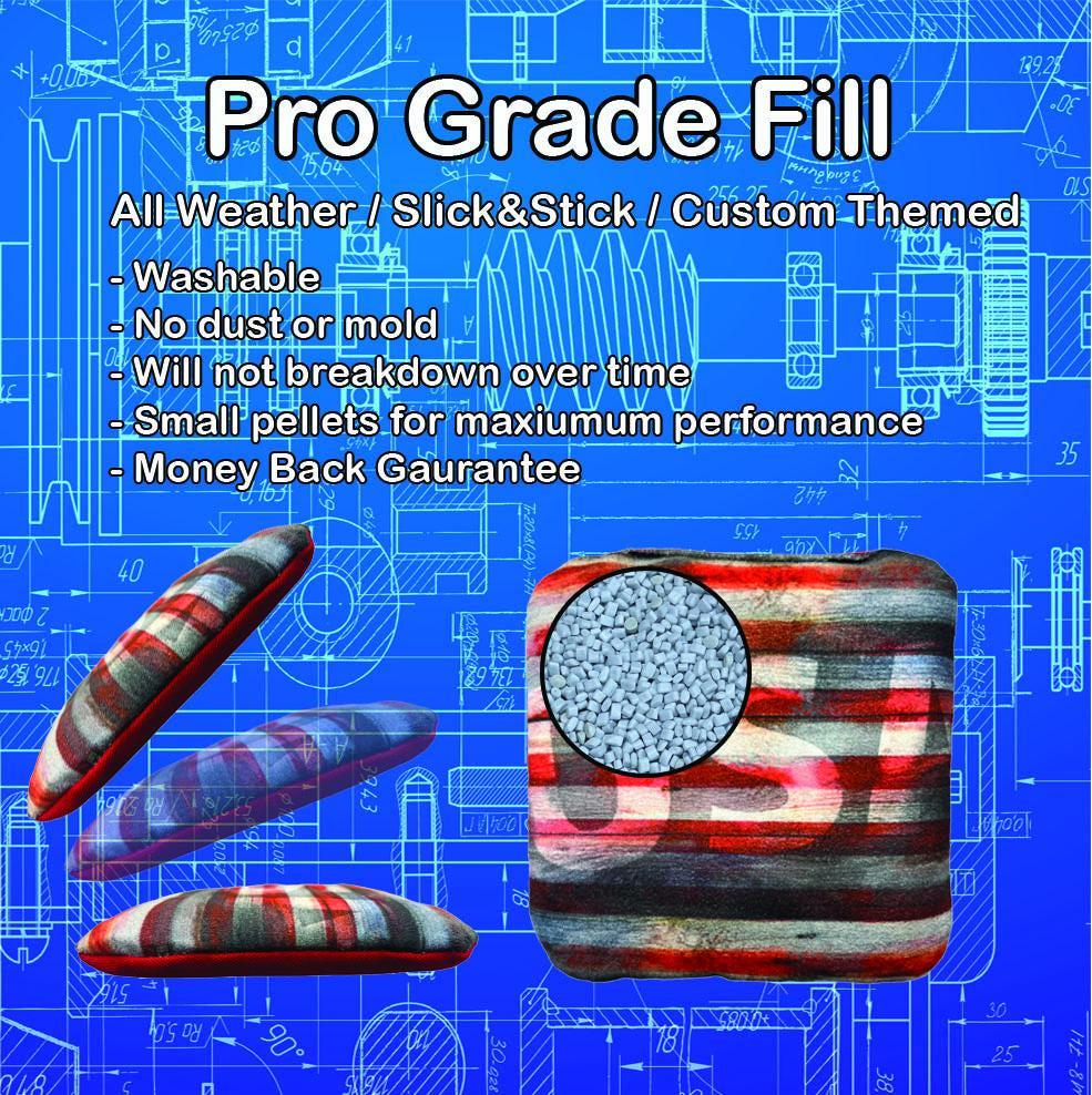 Firefighter Red Line Axe Cornhole Boards