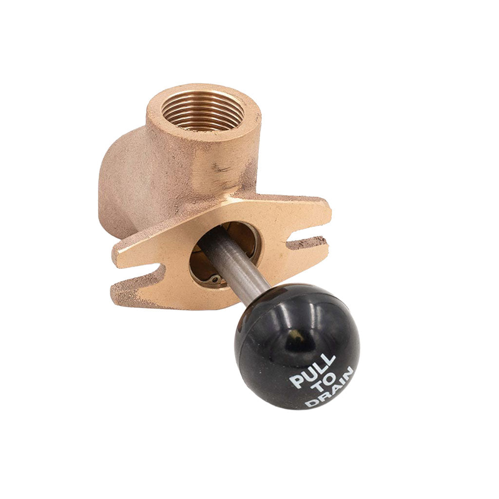 DV-72F Push-pull drain valve with flange