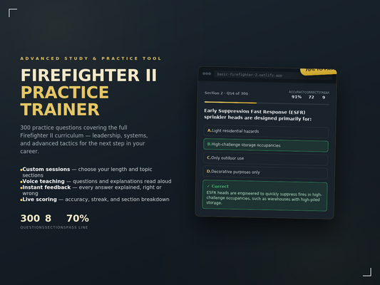 Firefighter 2 Practice Test