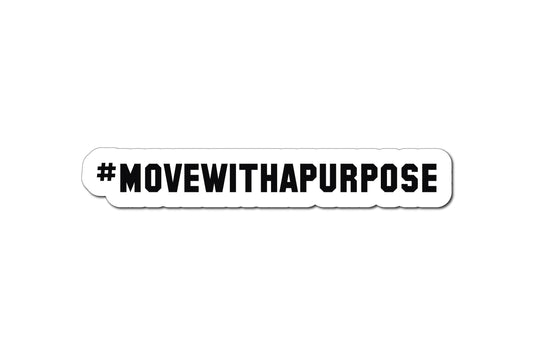#MOVEWITHAPURPOSE HELMET DECAL