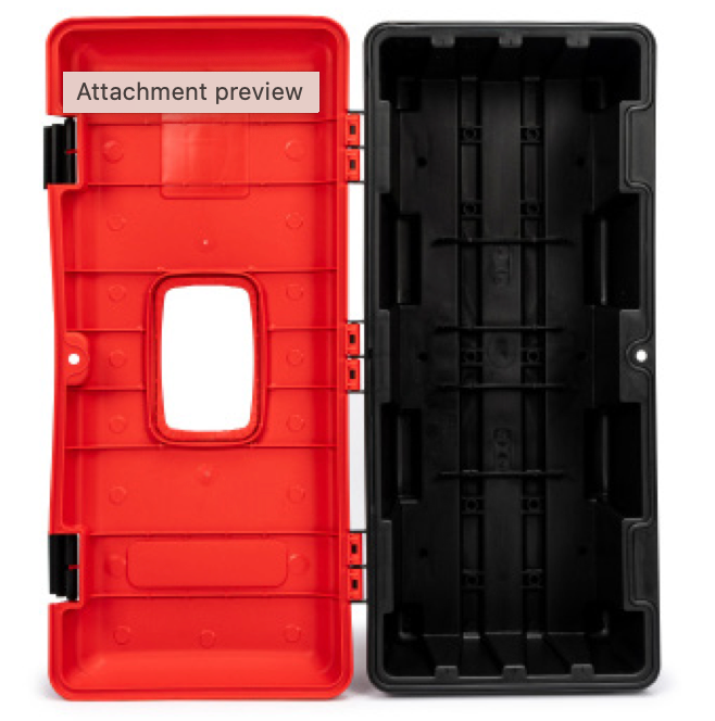 JEBE06 ONE 10 LB. EXTINGUISHER Cabinet