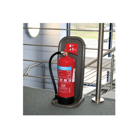 JFP09 Single Fire Extinguisher Stand (1) 10 – 20 LB. BOTTLE
