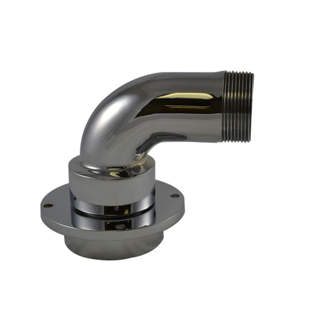 MDE-77F Discharge elbow, 90° bend with flange