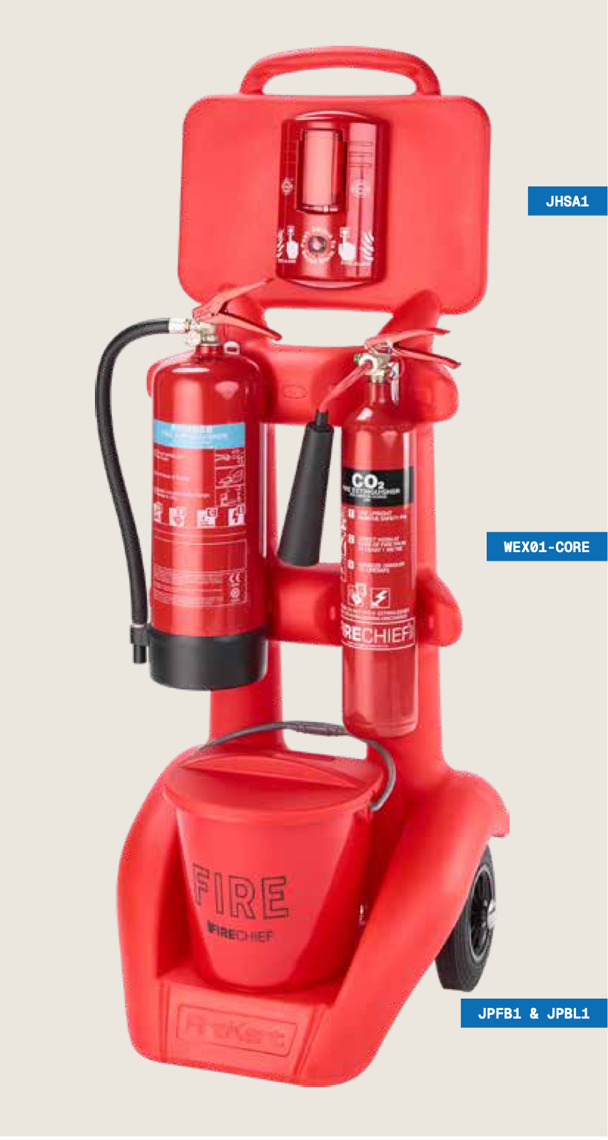 WEX01 Fire Kart (2) 10 – 20 LB. BOTTLE