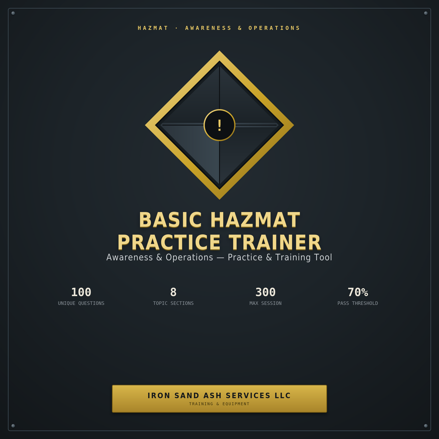 Basic Hazmat Practice Trainer