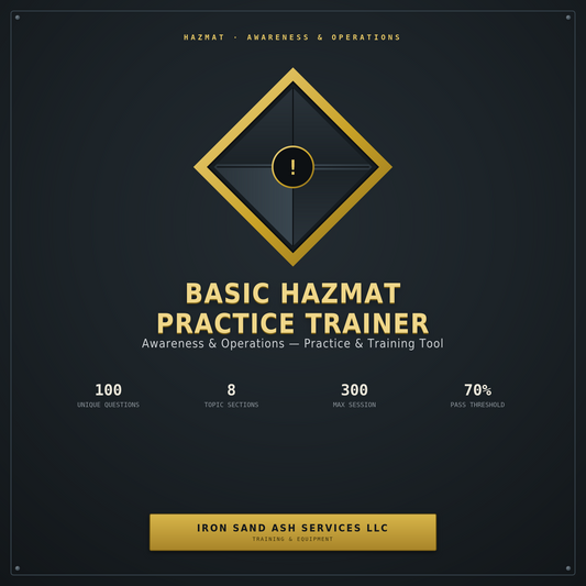 Basic Hazmat Practice Trainer