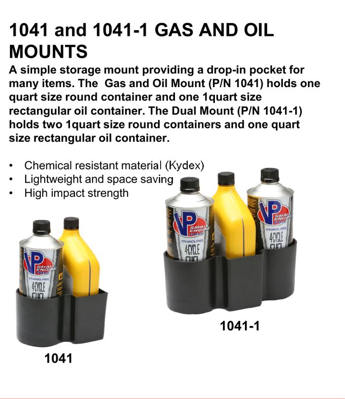 PAC Gas/Oil Pocket Mount