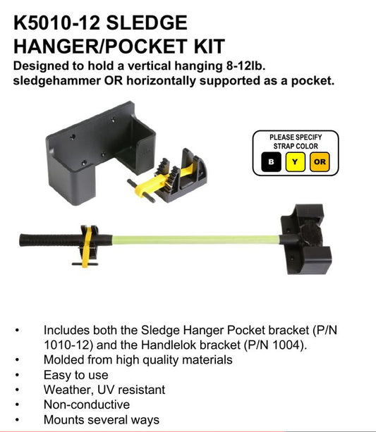 PAC Sledge Hanger/Pocket Kit (8-12#)