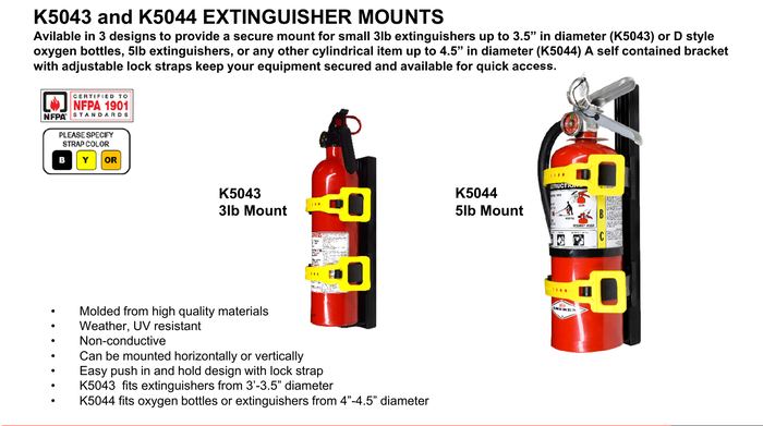 PAC Extinguisher Mount Kit