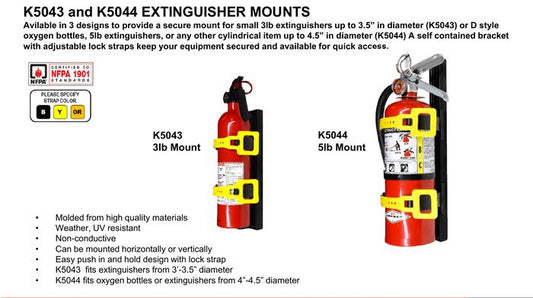 PAC Extinguisher Mount Kit