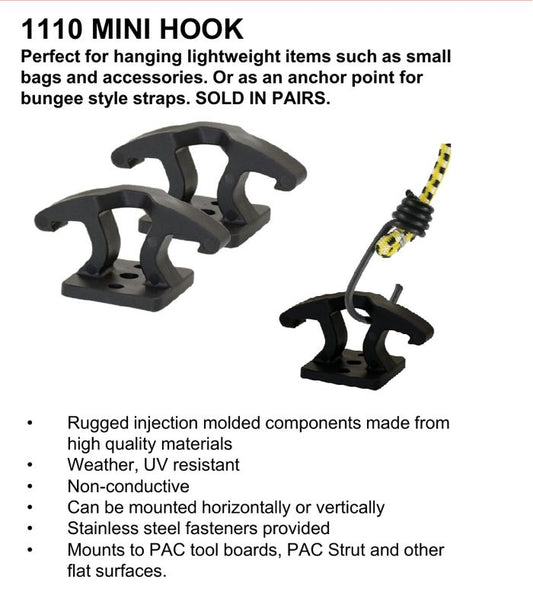 PAC Mini Hook (Pair)
