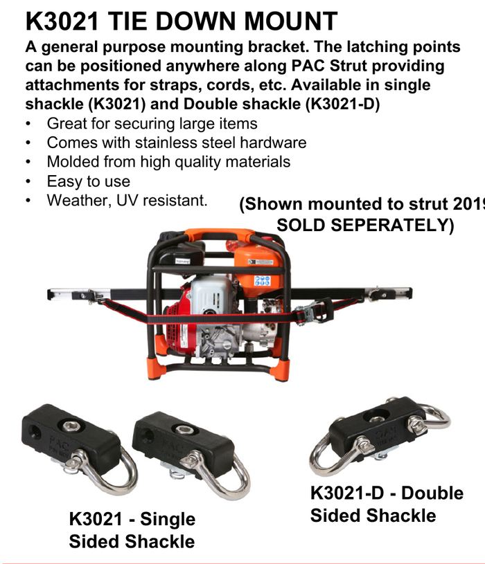 PAC Tie Down Mount Kit